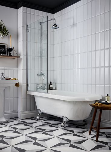 Baignoire ovale - BTIFSW00L - HERITAGE BATHROOMS - sur pieds / en acrylique / blanche
