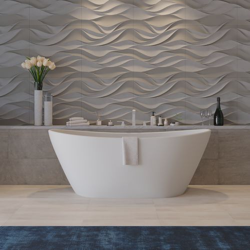 Baignoire ovale - 278614  SOLIDSEAL - IDEAVIT B.V - en îlot / en Solid Surface / contemporaine