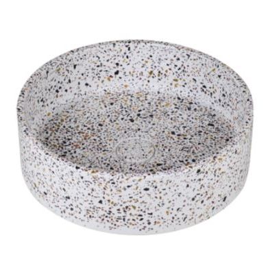 Vasque sur pied - 290296-E5 IDEA.ORA-E5 - IDEAVIT B.V - en terrazzo / ronde / sans trou