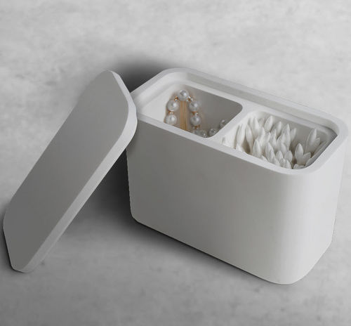 Boîte de rangement en Solid Surface - 290343 Solidcase - IDEAVIT B.V - pour salle de bain