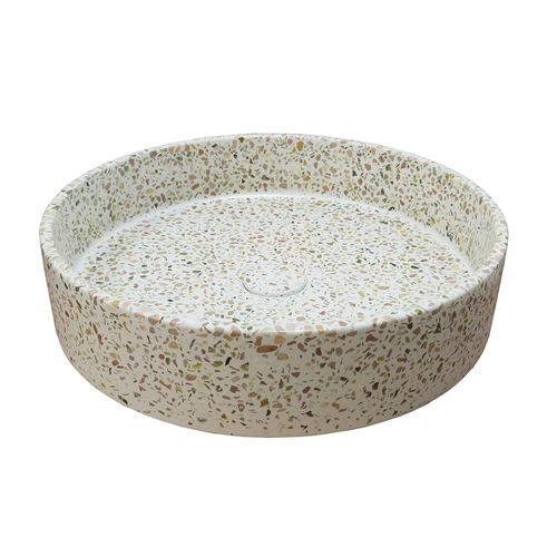 Vasque sur pied - 290338-E13 IDEA.SMART-E13 - IDEAVIT B.V - en terrazzo / ronde / sans trou