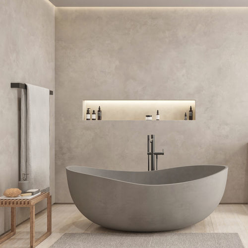 Baignoire ovale - 290337-D5   IDEA.SENSE-D5 - IDEAVIT B.V - à poser / pour habitat / à usage professionnel