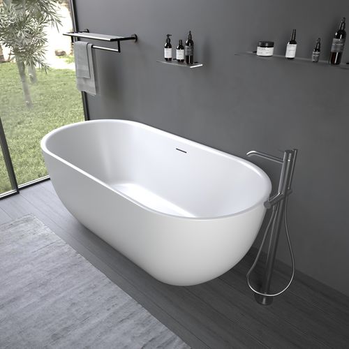 Baignoire ovale - 290308 THALIA-ACRYL - IDEAVIT B.V - à poser / pour habitat / à usage professionnel