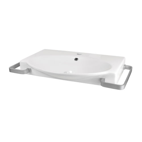 Vasque suspendue - HOME: 10393 - IDRAL SPA - en céramique / pour personnes à mobilité réduite / contemporaine