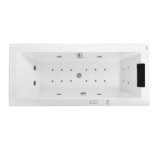 Baignoire à poser - FONTE - Jaquar - en PMMA / balnéo / blanche