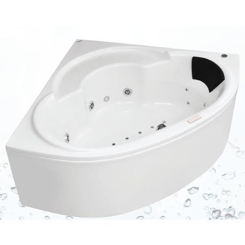 Baignoire d'angle - FUSION - Jaquar - en PMMA / balnéo / blanche