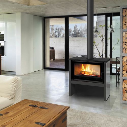 Poêle à bois - JUNO/12/B  - KRATKI - 6 kW / 10 kW - 20 kW / à poser