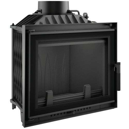 Insert de cheminée central - ANTEK/DECO - KRATKI - à bois / en acier / en fonte