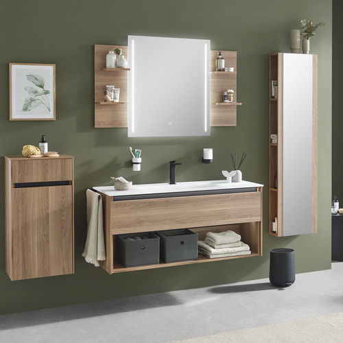 Meuble vasque suspendu - HIGHLINE 250 - Laguna Badwelten - MDF / contemporain / sans porte