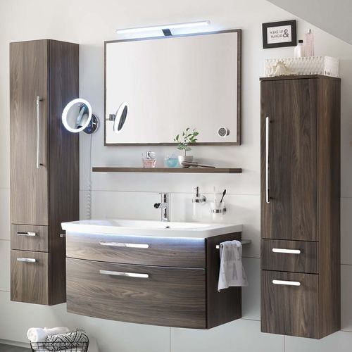 Meuble vasque suspendu - JOY - Laguna Badwelten - en bois / contemporain / sans porte