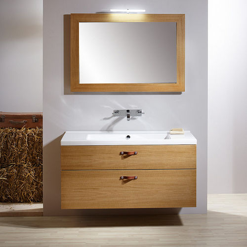 Meuble vasque suspendu - BOXX - LE BON spol.s.r.o. - en bois / contemporain / en kit