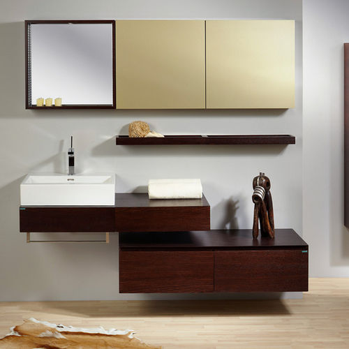 Meuble vasque suspendu - SPACES - LE BON spol.s.r.o. - en bois / contemporain / en kit