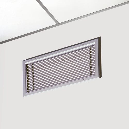 Grille de transfert acoustique - LTA - P. LEMMENS COMPANY - de porte / pour cloison / aluminium