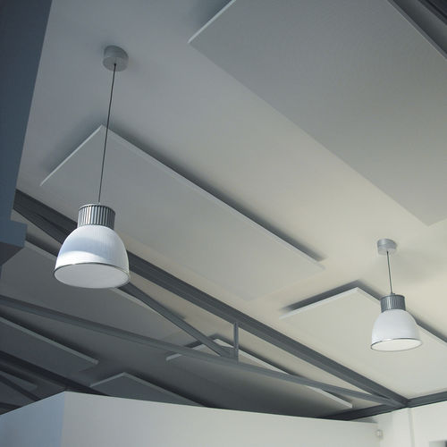 Panneau rayonnant électrique - SPECTRA SAILS - P. LEMMENS COMPANY - de plafond / blanc / extra plat