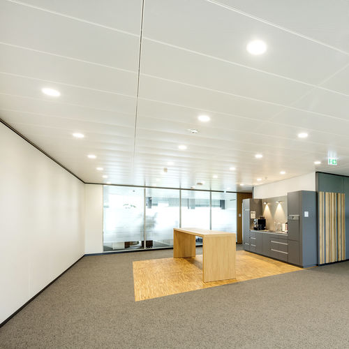 Faux-plafond en métal - SPECTRA M/K - P. LEMMENS COMPANY - en panneaux / pour bureau / d'intérieur