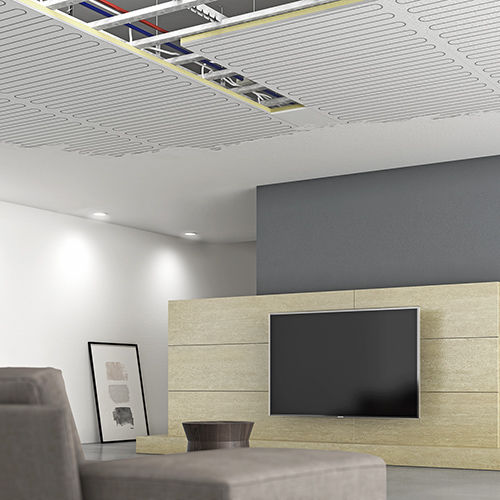 Panneau rayonnant de plafond - B!KLIMAX AIR+ - RDZ S.p.A. - domestique / blanc