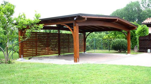 Abri de voiture en bois - ARCO - Proverbio Outdoor Design