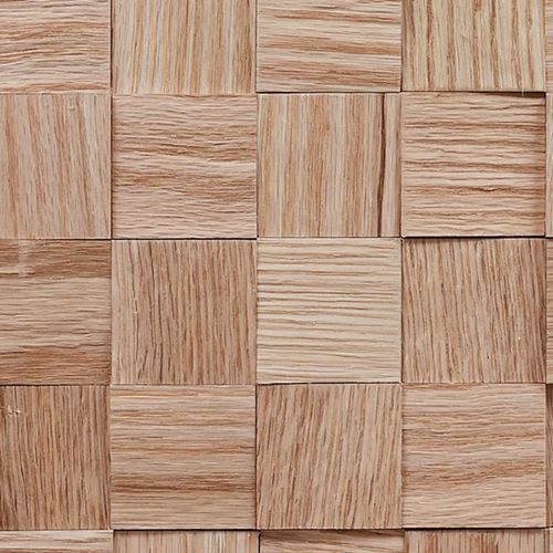 Panneau décoratif mural - IPCCSWBO13/4 - INDUSPARQUET - en bois massif / 3D / aspect mosaïque