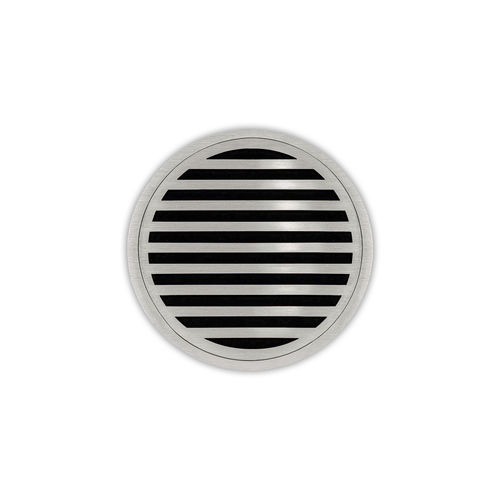 Grille de siphon pour douche - RND 5-2 - Infinity Drain - en acier inox / en PVC