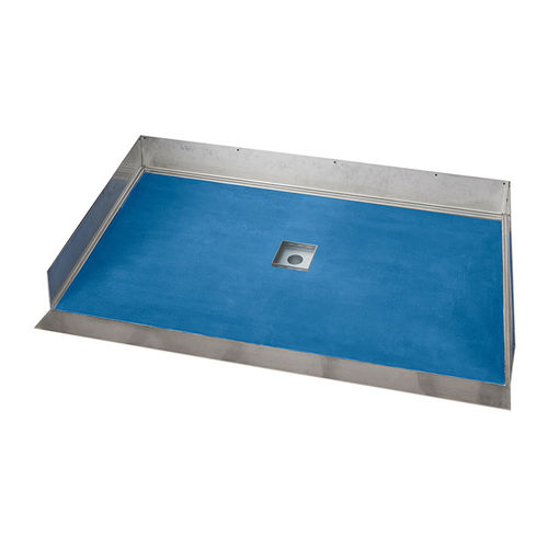 Receveur de douche rectangulaire - BC-WS - Infinity Drain - surélevé / à fleur de sol / en céramique