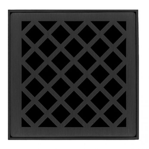 Bonde de douche en inox - CRISS-CROSS XDB 4 - Infinity Drain