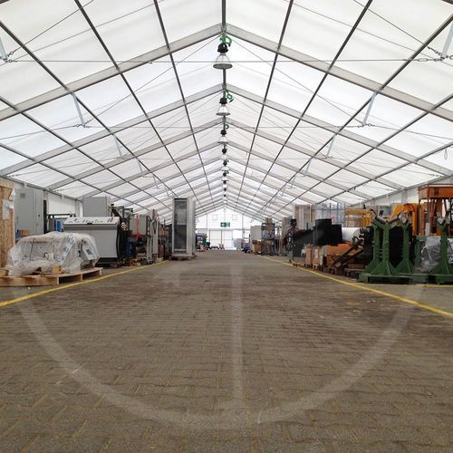 Structure tendue sur ossature métallique - FT SRL - PLASTECOMILANO - pour couverture / avec membrane en pvc / pour terrain de sport