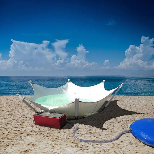 Piscine de flottaison hors-sol - MANTA BAY - FT SRL - PLASTECOMILANO - ronde / professionnelle / sur mesure