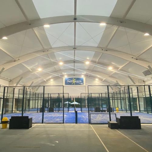 Structure métallique pour terrain de sport - PADEL - FT SRL - PLASTECOMILANO - en acier galvanisé