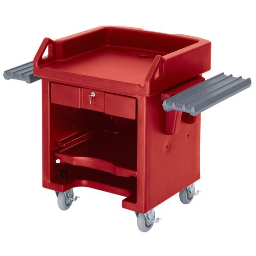 Comptoir caisse modulable - VCS - Cambro - en plastique / pour commerce / rouge