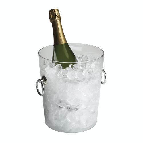 Seau à champagne en verre - WC100CW - Cambro - professionnel / blanc
