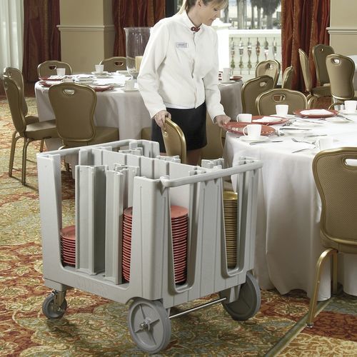 Chariot de vaisselle - ADCS - Cambro - pour cuisine professionnelle / en plastique / en acier