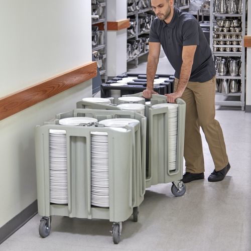Chariot de service - ADCSC - Cambro - de vaisselle / professionnel / pour restaurant