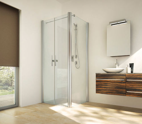 Paroi de douche battante - TWISTLINE - artweger - courbée / d'angle / en niche