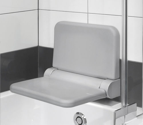 Siège de douche rabattable - TWINLINE 2 - artweger - mural / en métal / professionnel