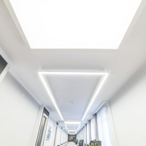 Plafond tendu en aluminium - DPS STAND - Grupa DPS - en PVC / en panneaux / pour salle blanche