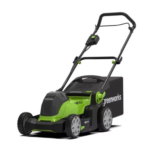 Tondeuse à gazon à conducteur marchant - G48LM41 - GREENWORKS - électrique sur batteries / autotractée / ramasseuse