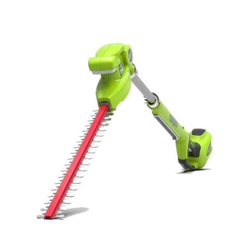 Taille-haie électrique sur batteries - G40PH51 - GREENWORKS - sur perche
