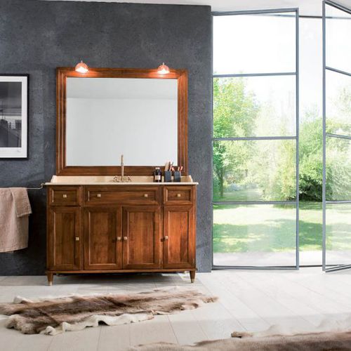 Meuble avec lavabo professionnel - LIGABUE - DE ZOTTI - résidentiel
