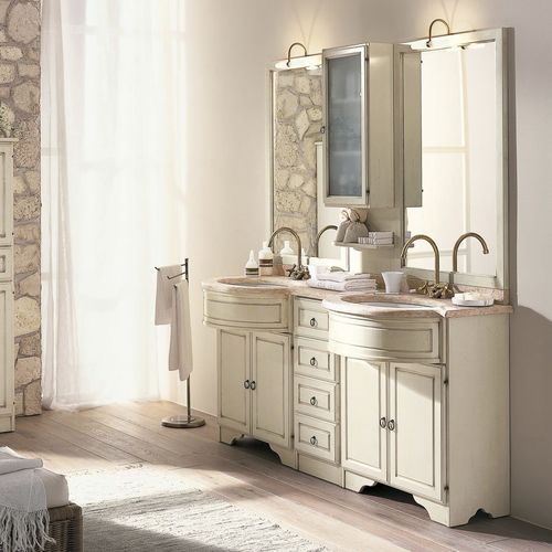 Meuble de salle de bain contemporain - FOTO 6 - DE ZOTTI - résidentiel / professionnel / en bois massif