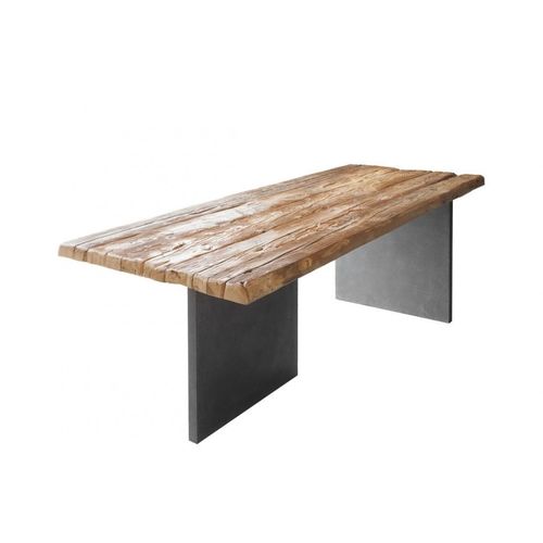 Table à manger contemporaine - DOLFIN - DE ZOTTI - en bois / avec piètement en métal / rectangulaire