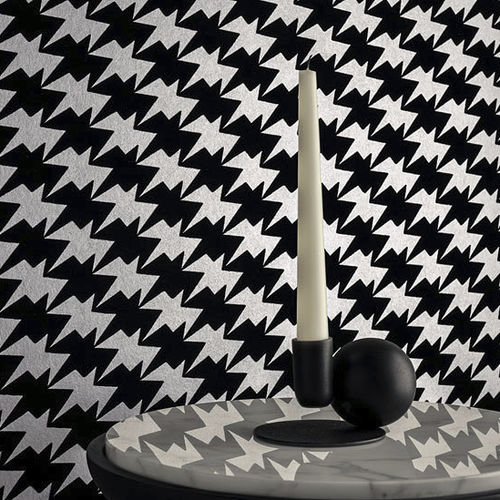 Revêtement mural imprimé - ZIG ZAG BIRDS - Kirkby Design - résidentiel / ignifuge
