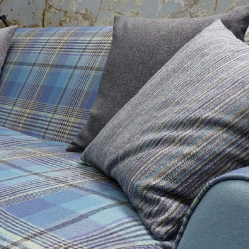 Tissu d'ameublement - SPECTRUM : CIRCUIT FR - Kirkby Design - pour rideaux / à carreaux / en laine