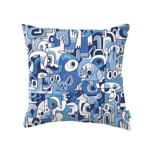 Coussin carré - FROOTY TOOTY  - Kirkby Design - à motif / en coton