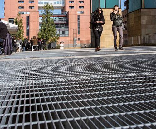 Caillebotis en acier galvanisé - POTISSIMUM - Nuova DE.FI.M spa - en acier électrosoudé / en acier peint / pour sol d'extérieur