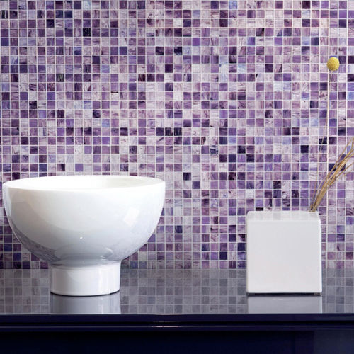 Mosaïque en verre - OPERA 15 - BISAZZA BAGNO - de salle de bain / murale / carrée