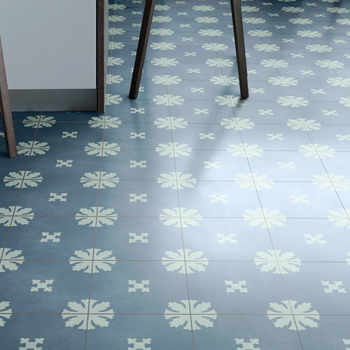 Carrelage en ciment - PAPER BLU - BISAZZA BAGNO - en grains de marbre / d'intérieur / mural