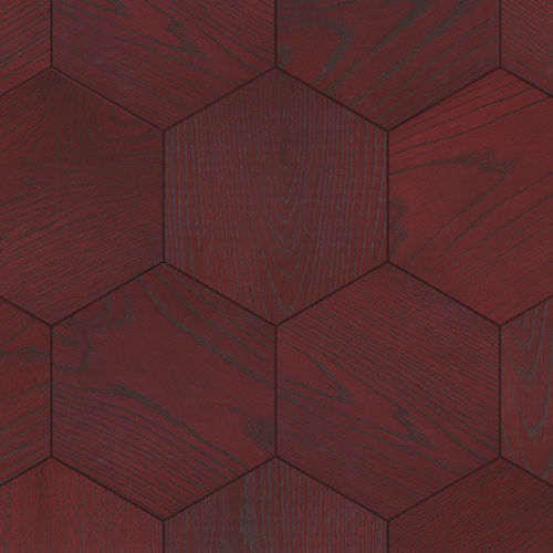 Carrelage d'intérieur - CHERRY E - BISAZZA BAGNO - de sol / en bois / hexagonal