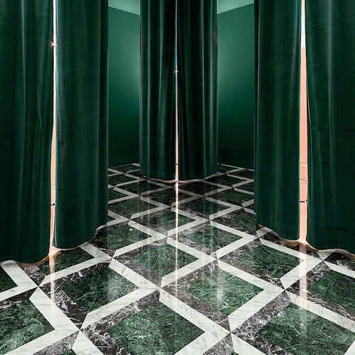 Carrelage en marbre - CASILINA - BISAZZA BAGNO - poli / 3D / d'intérieur