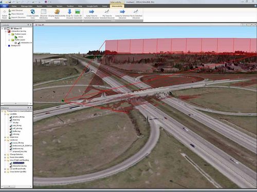 Logiciel de Système d'Information Géographique (SIG) - ERDAS IMAGINE - Intergraph - pour structure en acier