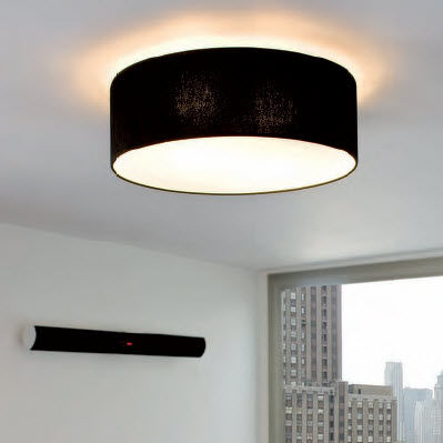 Plafonnier contemporain - QUASAR : 3462 - Massmi Iluminación - rond / en tissu / fluorescent